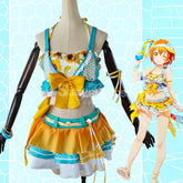 【In Stock】Anime Love Live! School Idol Project Cosplay Rin Hoshizora Swimsuit Cosplay Costume